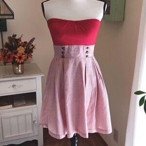 Papaya Strapless Dress Tomato Girl